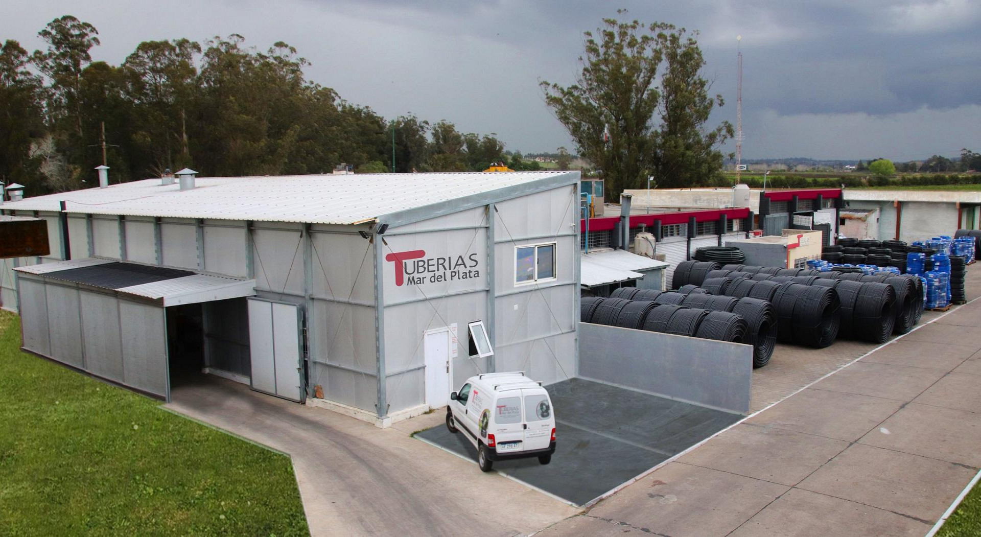 Planta de fabricación de tuberías de polietileno de Tuberías Mar del Plata